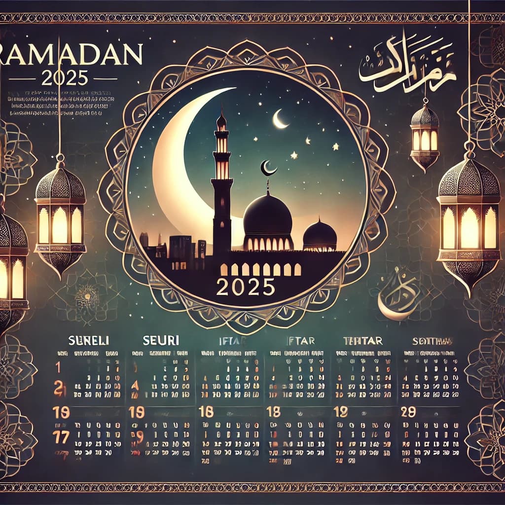 Ramadan 2025 calendar