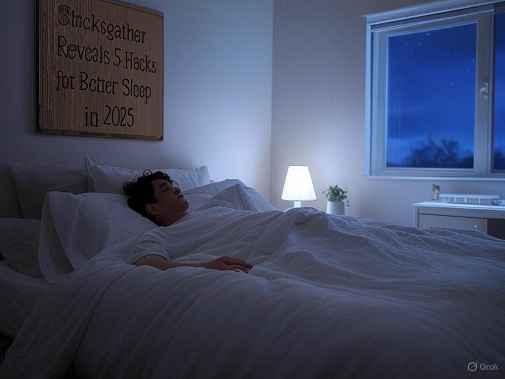 Stacksgather Reveals 5 Hacks for Better Sleep